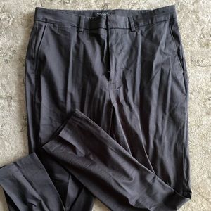 Slim fit black dress pants